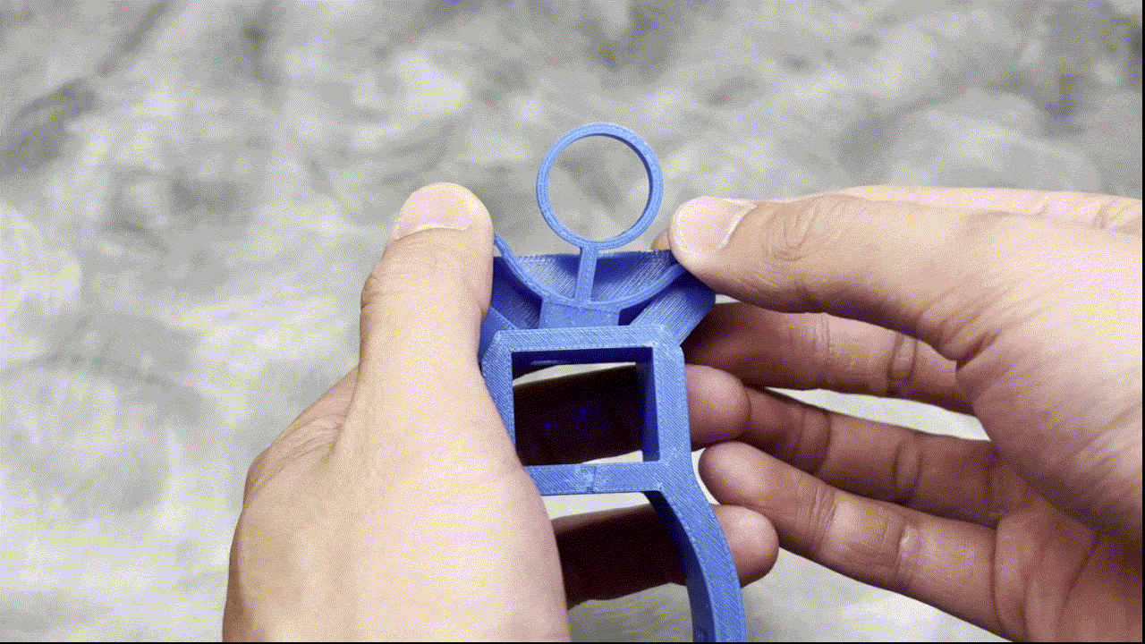 Slider block and spring